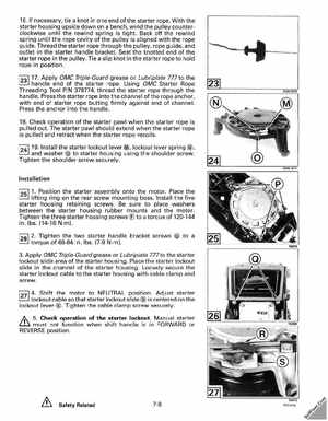 1993 Johnson Evinrude "ET" 40 thru 55 Service Manual, P/N 508283, Page 269