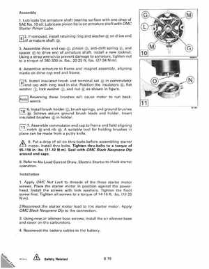 1993 Johnson Evinrude "ET" 40 thru 55 Service Manual, P/N 508283, Page 288