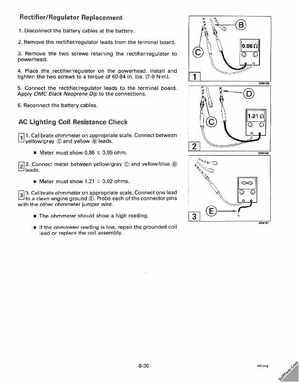 1993 Johnson Evinrude "ET" 40 thru 55 Service Manual, P/N 508283, Page 299
