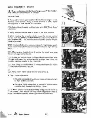 1993 Johnson Evinrude "ET" 40 thru 55 Service Manual, P/N 508283, Page 320
