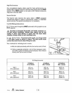 1993 Johnson Evinrude "ET" 60 degrees LV Service Manual, P/N 508286, Page 19