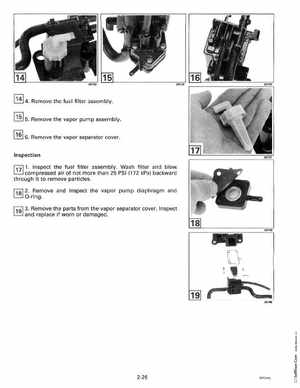 1993 Johnson Evinrude "ET" 60 degrees LV Service Manual, P/N 508286, Page 70