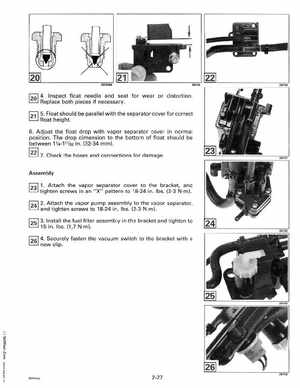 1993 Johnson Evinrude "ET" 60 degrees LV Service Manual, P/N 508286, Page 71