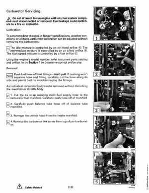 1993 Johnson Evinrude "ET" 60 degrees LV Service Manual, P/N 508286, Page 74