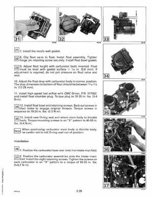 1993 Johnson Evinrude "ET" 60 degrees LV Service Manual, P/N 508286, Page 79