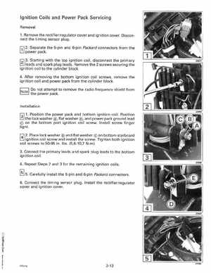 1993 Johnson Evinrude "ET" 60 degrees LV Service Manual, P/N 508286, Page 99