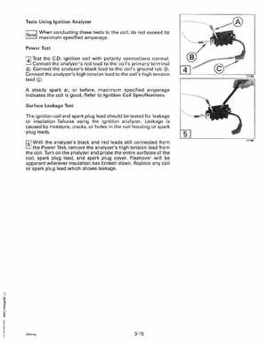 1993 Johnson Evinrude "ET" 60 degrees LV Service Manual, P/N 508286, Page 101