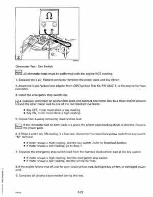 1993 Johnson Evinrude "ET" 60 degrees LV Service Manual, P/N 508286, Page 113