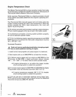 1993 Johnson Evinrude "ET" 60 degrees LV Service Manual, P/N 508286, Page 127