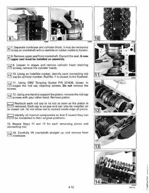 1993 Johnson Evinrude "ET" 60 degrees LV Service Manual, P/N 508286, Page 134