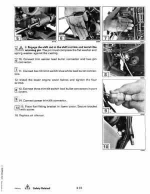 1993 Johnson Evinrude "ET" 60 degrees LV Service Manual, P/N 508286, Page 145