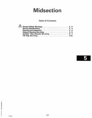 1993 Johnson Evinrude "ET" 60 degrees LV Service Manual, P/N 508286, Page 153