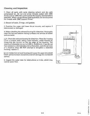 1993 Johnson Evinrude "ET" 60 degrees LV Service Manual, P/N 508286, Page 156