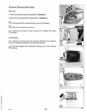 1993 Johnson Evinrude "ET" 60 degrees LV Service Manual, P/N 508286, Page 157