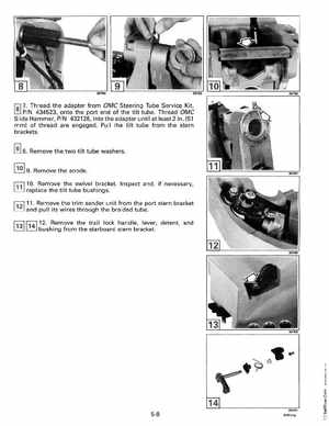 1993 Johnson Evinrude "ET" 60 degrees LV Service Manual, P/N 508286, Page 160