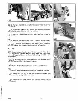 1993 Johnson Evinrude "ET" 60 degrees LV Service Manual, P/N 508286, Page 161