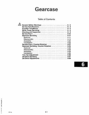 1993 Johnson Evinrude "ET" 60 degrees LV Service Manual, P/N 508286, Page 166