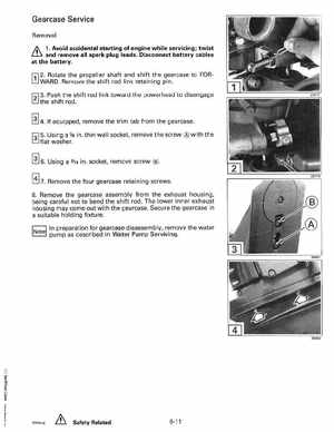1993 Johnson Evinrude "ET" 60 degrees LV Service Manual, P/N 508286, Page 176