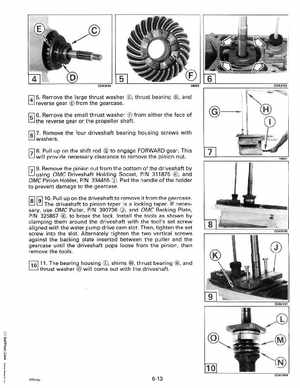 1993 Johnson Evinrude "ET" 60 degrees LV Service Manual, P/N 508286, Page 178