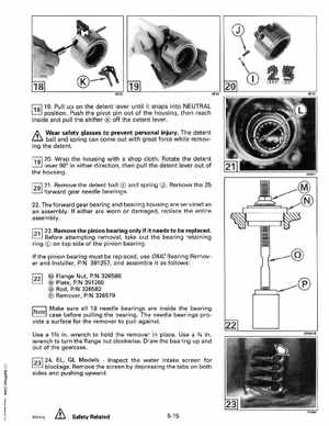 1993 Johnson Evinrude "ET" 60 degrees LV Service Manual, P/N 508286, Page 180