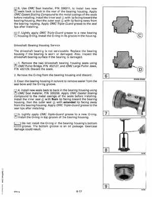 1993 Johnson Evinrude "ET" 60 degrees LV Service Manual, P/N 508286, Page 182