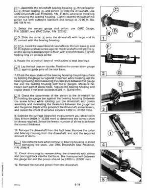 1993 Johnson Evinrude "ET" 60 degrees LV Service Manual, P/N 508286, Page 184