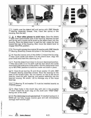 1993 Johnson Evinrude "ET" 60 degrees LV Service Manual, P/N 508286, Page 186