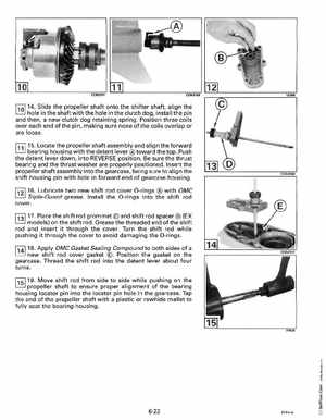 1993 Johnson Evinrude "ET" 60 degrees LV Service Manual, P/N 508286, Page 187