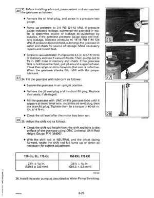1993 Johnson Evinrude "ET" 60 degrees LV Service Manual, P/N 508286, Page 190