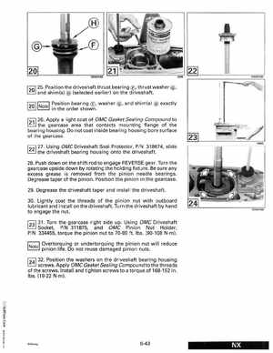 1993 Johnson Evinrude "ET" 60 degrees LV Service Manual, P/N 508286, Page 208