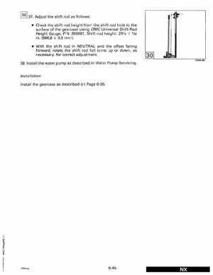 1993 Johnson Evinrude "ET" 60 degrees LV Service Manual, P/N 508286, Page 210