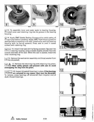 1993 Johnson Evinrude "ET" 60 degrees LV Service Manual, P/N 508286, Page 215