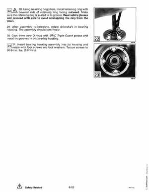 1993 Johnson Evinrude "ET" 60 degrees LV Service Manual, P/N 508286, Page 217