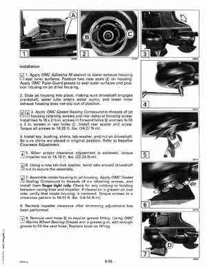 1993 Johnson Evinrude "ET" 60 degrees LV Service Manual, P/N 508286, Page 220