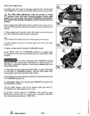 1993 Johnson Evinrude "ET" 60 degrees LV Service Manual, P/N 508286, Page 223