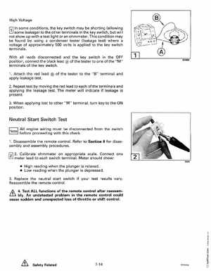 1993 Johnson Evinrude "ET" 60 degrees LV Service Manual, P/N 508286, Page 237
