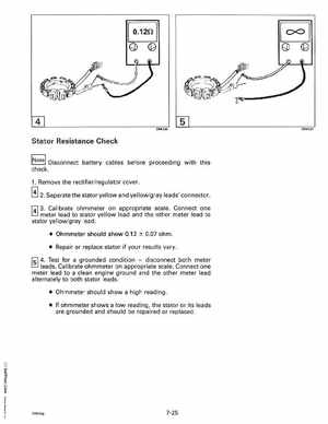 1993 Johnson Evinrude "ET" 60 degrees LV Service Manual, P/N 508286, Page 248