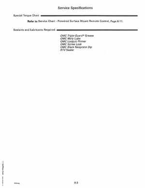 1993 Johnson Evinrude "ET" 60 degrees LV Service Manual, P/N 508286, Page 256