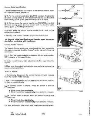 1993 Johnson Evinrude "ET" 60 degrees LV Service Manual, P/N 508286, Page 263