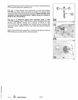 1993 Johnson Evinrude "ET" 60 degrees LV Service Manual, P/N 508286, Page 268