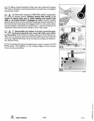 1993 Johnson Evinrude "ET" 60 degrees LV Service Manual, P/N 508286, Page 273