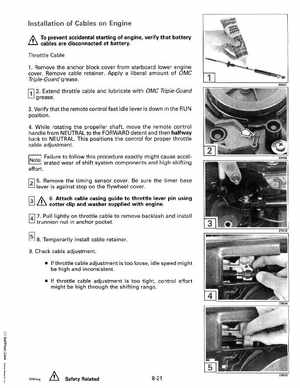 1993 Johnson Evinrude "ET" 60 degrees LV Service Manual, P/N 508286, Page 274