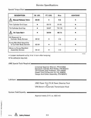 1993 Johnson Evinrude "ET" 60 degrees LV Service Manual, P/N 508286, Page 278