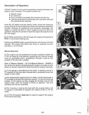 1993 Johnson Evinrude "ET" 60 degrees LV Service Manual, P/N 508286, Page 279