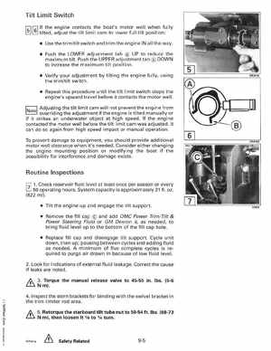 1993 Johnson Evinrude "ET" 60 degrees LV Service Manual, P/N 508286, Page 280