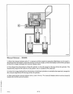 1993 Johnson Evinrude "ET" 60 degrees LV Service Manual, P/N 508286, Page 288