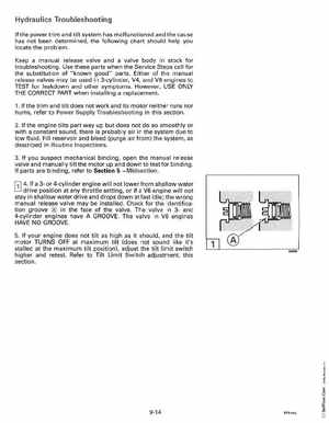 1993 Johnson Evinrude "ET" 60 degrees LV Service Manual, P/N 508286, Page 289