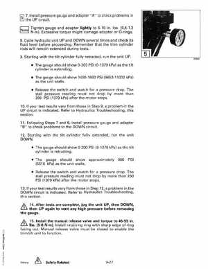 1993 Johnson Evinrude "ET" 60 degrees LV Service Manual, P/N 508286, Page 302