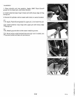1993 Johnson Evinrude "ET" 60 degrees LV Service Manual, P/N 508286, Page 313