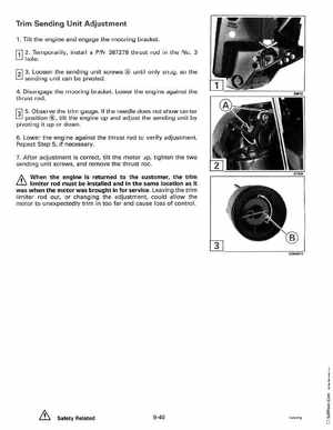 1993 Johnson Evinrude "ET" 60 degrees LV Service Manual, P/N 508286, Page 315
